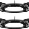 Gas Hob Rack，2 Pcs Gas Stove Bracket Kitchen Tool Wok Iron Grilling Accessories Support Accessory(14x22.7cm)
