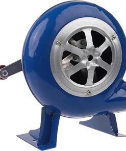 DARZYS Hand Crank Blacksmith Forge Blower, Cooking Manual BBQ Air Blower, Manual Cooking Air Blower for Camping/Picnic Outdoor Acativities(120W)