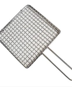 Grill Basket, Barbecue Grilling Basket,Bold Stainless Steel Clip Beats Barbecue Tool Accessories Supplies Vegetable Splint BBQ