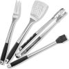 Islander – BBQ Accessory for Islands and Counter Tops for Holding BBQ Tools (Islander, Silver, 10, IT28CL2A) 3