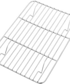 BBQ Grill mesh Barbecue Grill Non-Stick Baking Mesh Thick Roast Meat Stainless Steel Outdoor BBQ Grilling Mesh Cooking Accessories Universal