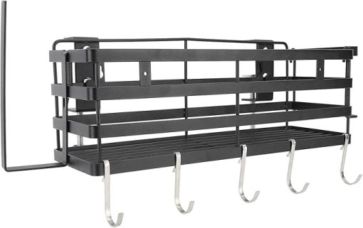 Griddle Caddy Outdoor Camping Grill BBQ Accessories Organizer Side Seasoning Storage Rack - Image 2