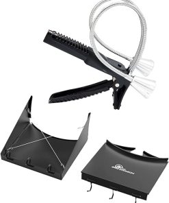 BBQ Dragon Ultimate Grill Accessories Set – Extreme Double Headed Grill Light Bundle with Dragon Wing Shelf Grill Table - Heavy Duty & Durable BBQ Tools