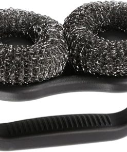 VICASKY 3pcs Grill Cleaning Brush Heavy Duty Cleaner for Grill Accessories Ergonomic Design Compact Supplies for Effortless Cleaning and Maintenance for Weekend Chefs 2