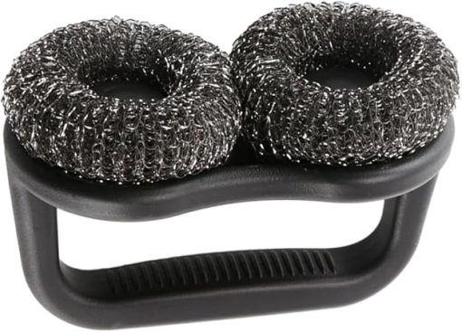 VICASKY 3pcs Grill Cleaning Brush Heavy Duty Cleaner for Grill Accessories Ergonomic Design Compact Supplies for Effortless Cleaning and Maintenance for Weekend Chefs - Image 2