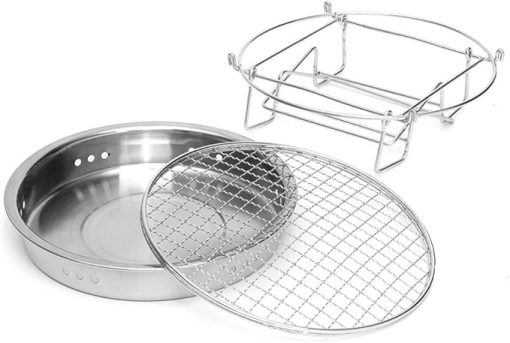 Portable Stainless Steel BBQ Grill Folding BBQ Grill Mini Pocket BBQ Grill Barbecue Accessory For Home Park Camping Picnic Tool - Image 2