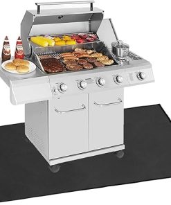 Fireproof Under Grill Mat,40x66In Grill Mats for Outdoor Grill,Indoor Fireplace Mat,Protect Deck & Patio from Grease,Hot Ember for Griddle,Charocal Gas Grill, Flat Top,Fire Pit &Grill Pad