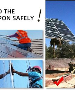 Photovoltaic Solar Panels and Window Cleaning Pole, Water Fed Pole Kit Window Cleaning Brush Outdoor Window Glass Solar Panel Cleaning Scrubber Washing Brush,30FT/9M 2