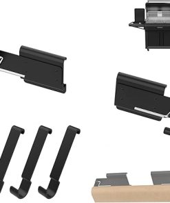 Pop-And-Lock Roll Rack & 3-Pack Hooks for Traeger Grills P.A.L. BAC644 Adjustable Holder Paper Towels,Grill Parts for Ironwood/Timberline XL/Silverton Flatrock Traeger BAC643 TBB86RLG TFB61RLG
