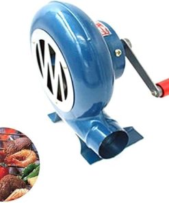 Hand Crank Blacksmith Forge Blower - Outdoor Cooking BBQ Fan Air Blower, Mini Hand Crank Fan Air Blower, Grill Picnic Camping Stove Accessories, For Barbecue Fire Bellows Hand Crank Tool ( Size : 150W