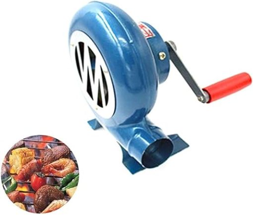 Hand Crank Blacksmith Forge Blower - Outdoor Cooking BBQ Fan Air Blower, Mini Hand Crank Fan Air Blower, Grill Picnic Camping Stove Accessories, For Barbecue Fire Bellows Hand Crank Tool ( Size : 150W