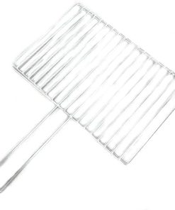 B&C.Room 1pcs Portable BBQ Barbecue Grilling Basket Roast Folder Tool for BBQ Net Outdoor Indoor 25 * 22cm