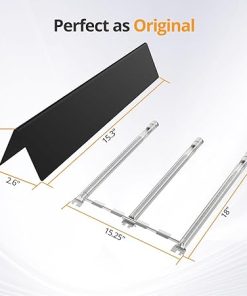 Grill Replacement Parts for Weber Spirit 300 Series, Fits E310/S310 Front-Control, 5-Pack 15.3″ Flavorizer Bars (Part #7636) & 18″ Burner Tubes (Part #69787) 2