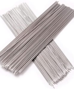 100pcs Bbq Skewers for Grilling Double Skewers for Chicken Kebabs Stainless Steel Bbq Sticks for Grills Outdoor Cooking