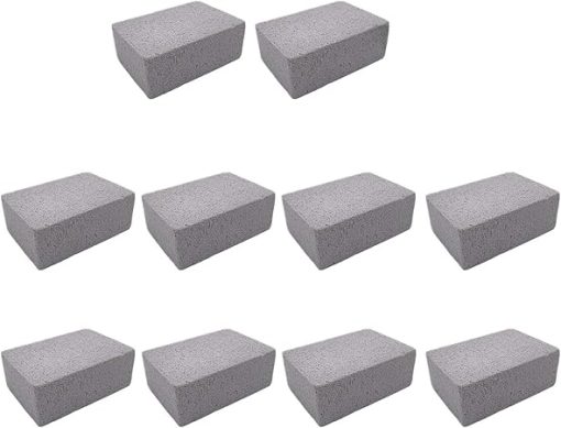1/3/5/10PCS Barbecue Grill Cleaning Brick Grill Foam Glass Cleaning Stone Pumice Stone Brick Grill Outdoor Kitchen Grill Tools(10PCS)