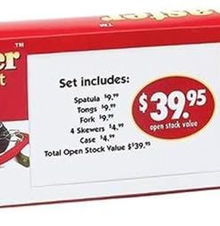 Chef-Master KTBQ7 8 Piece Barbeque Set in Carrying Case 2