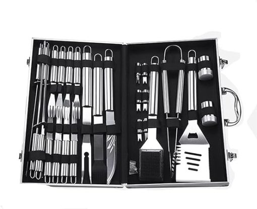 BBQ Grill Accessories, Grill Utensils Set, 26PcsStainless Steel BBQ Tools Set for Men & Women Grilling Accessories Camping Backyard Barbecue