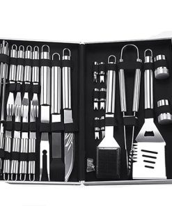 BBQ Grill Accessories, Grill Utensils Set, 26PcsStainless Steel BBQ Tools Set for Men & Women Grilling Accessories Camping Backyard Barbecue
