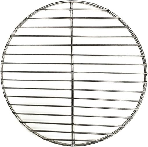BBQ Grill Mesh 304 Stainless Steel round BBQ Grill Mesh Home Roast Nets Bacon Grill Tool Iron Nets barbecue accessories non-stick BBQ Mat Grid(20cm Diameter)