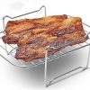 1Pc Folding Bbq Grill Rack Durable Outdoor Barbecue Tool for Fish Chicken and Vegetables Fire Resistant Compact Design for Easy Transport and Storage 4