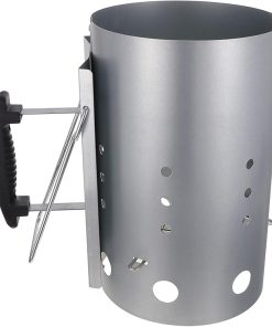 Vaguelly BBQ Grill Charcoal Starter Carbon Barrel Ignition Barrel Chimney Starter for Outdoor Barbecue Tool