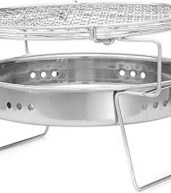 BBQ Grill Outdoor Gas grill Mini BBQ Grill Stainless Steel BBQ Grill Folding Barbecue Accessories Portable Kitchen Cooking Tools For Outdoor Camping 2