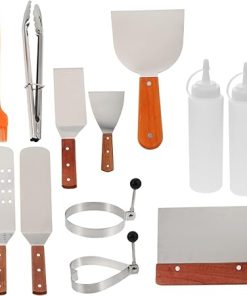 POPETPOP 1Set BBQ Tools Kit for Outdoor Grilling Portable Barbecue Utensils Lightweight and Durable for Family and Friends Gatherings