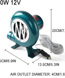 Corded Electric Blower,Portable Blower, Outdoor Fan Air Blower Barbecue Fire Bellows Tool Stove Accessories (Size : 60W) 2