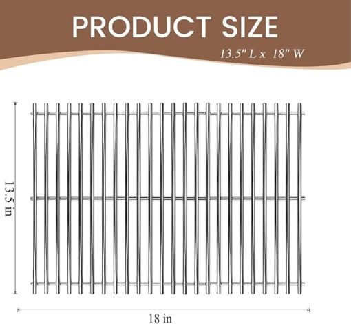 SCGG200 (1-Pack) 18" x 13.5" Stainless Steel Cooking Grid for Cuisinartl CGG-200,CGG-220,CGG-240 - Image 2