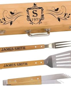 Personalized Grill Set | Fully Customizable | Set of 3 BBQ Tools 2