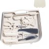 Mini Tongs Stainless Steel Kitchen Tongs Non-Slip Cooking Clip Clamp BBQ Salad Tools Grill Kitchen Accessories 3