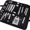 Vaguelly Fish Grill Rack Stainless Steel Grill Baskets Versatile Bbq Tool for Chicken Sausage Steak and Shrimp 4