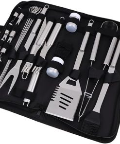 Grill Kit for Outdoor Grill BBQ Grill Set Complete BBQ Utensils Kit Stainless Steel BBQ Tools Easy to Use and Store