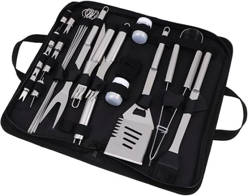 Grill Kit for Outdoor Grill BBQ Grill Set Complete BBQ Utensils Kit Stainless Steel BBQ Tools Easy to Use and Store