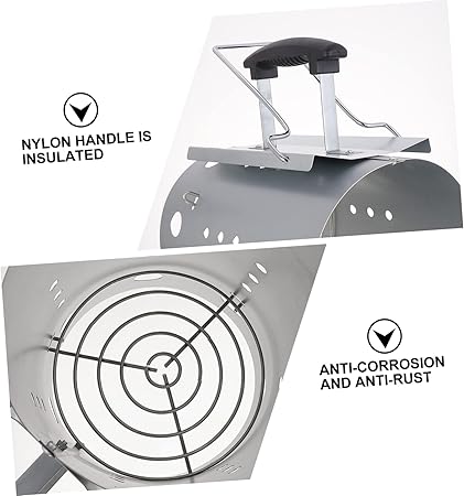 VANZACK Outdoor BBQ Tool Fast Charcoal Ignition Barrel 19 Carbon Stove BBQ Fire Starter 2 VANZACK Outdoor BBQ Tool Fast Charcoal Ignition Barrel 19 Carbon Stove BBQ Fire Starter - Image 2