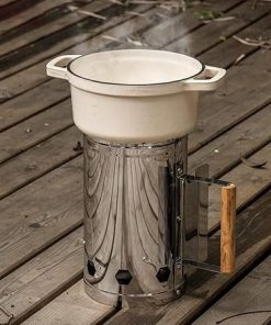 Outdoor Chimney Charcoal Starter for BBQ, Coal, Charcoal & Briquettes,Portable Cooking Tools Accessories 2
