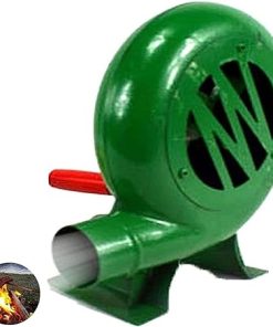 Hand Crank Blacksmith Forge Blower Manual Fan Blower Charcoal Starter Flame Exciter For Fireplace/outdoor Cooking Tool(Size:80W,Color:One Color)