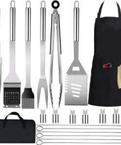 Stainless Grill Set of 20 Pieces, Barbecue Combination Set