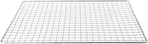 BBQ Grill Grate, BBQ Grill Mesh, BBQ Grill Stainless Steel Grilling Meshes Kitchen Outdoor Camping Vegetables Meat Fish Seafood Cooking BBQ Tools