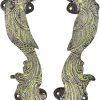 Indian Shelf 1 Piece Pulls | Antique Pulls | Brass Bulk Cabinet Pulls | Peacock Cabinet Handles Long | 19.81 Cm Handles