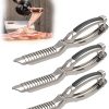 Rib Membrane Remover Stainless Steel Tool Kit, Rib Prep Tools, BBQ Rib Skinner, Rib Prep Pro, Rib Membrane Removal Tools for BBQ Enthusiasts, Ergonomic Design for Barbecue Accessories (3pcs) 4