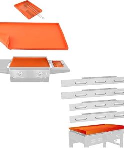 Utheer Silicone Griddle Mat, Spatula Mat and Wind Guards Fits for Blackstone 28" Griddle, Heavy Duty Food Grade Silicone Griddle Mat, Magnetic Stainless Steel Wind Screens, Blackstone Accessories