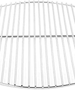 Nonstick Stainless Steel BBQ Grill Mesh - Round Cooking Grid for Home, Outdoor, Camping & Hiking