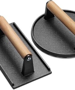 Multifuntion Tool Meat Press Steak Hamburger Press BBQ Cooking Tool Iron Material Grilling Press Suitable for Food Steak