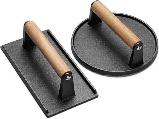 Multifuntion Tool Meat Press Steak Hamburger Press BBQ Cooking Tool Iron Material Grilling Press Suitable for Food Steak