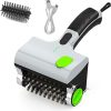 Wireless Electric steam Grill Brush and Scraper for Barbecue Outdoor Indoor Grill,Cordless Handheld steam Grill Cleaner, Unique Tool for Stove, Oven,Charbroil Chimney(Grey)