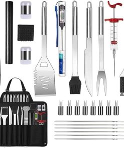 27 Piece Apron Grill Set Apron Storage Bag Barbecue Tool Set