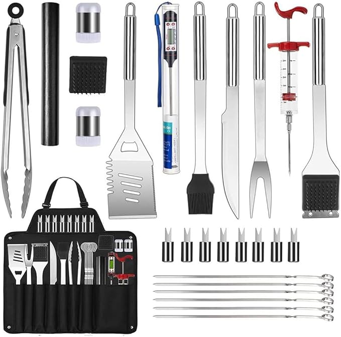 27 Piece Apron Grill Set Apron Storage Bag Barbecue Tool Set 27 Piece Apron Grill Set Apron Storage Bag Barbecue Tool Set