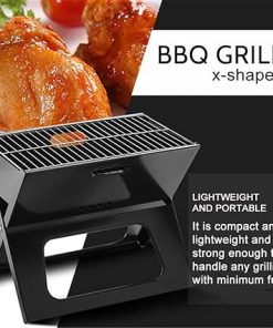 BBQ Grill Outdoor Portable Barbecue Grill Foldable BBQ Grill Outdoor Charcoal BBQ Grill Camping Picnic Barbecue Accessories BBQ Tools 2