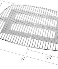 Stanbroil Solid Rod Stainless Steel Grill Cooking Grates for Weber Q300, Q320, Q3000, Q3100, Q3200 Series Gas Grill, Replacement Parts for Weber 7646 2